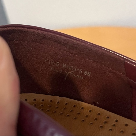 Cole Haan Tali Wedges Burgundy Size 8 - Picture 11 of 12